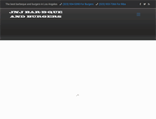 Tablet Screenshot of jnj-bbq.com